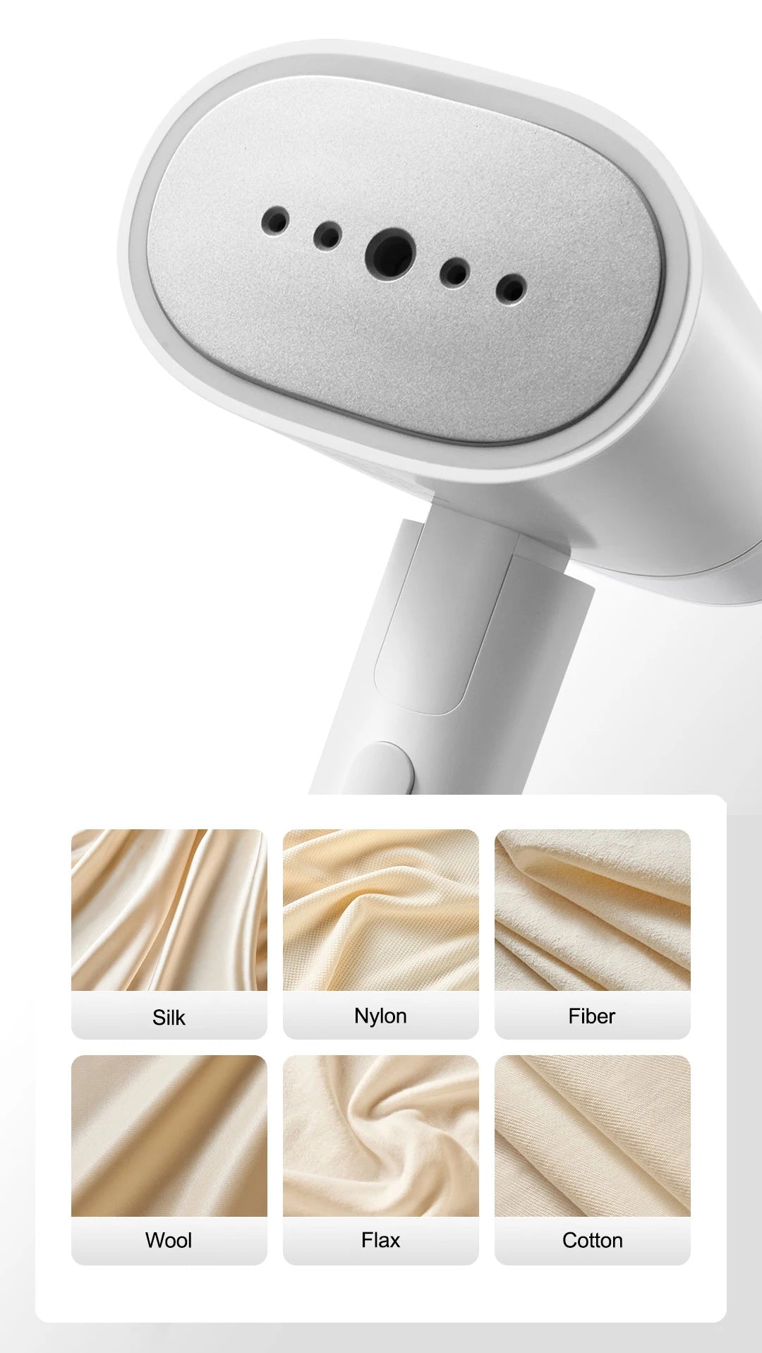 Nouveau fer à vapeur portable MIJIA 2, nettoyeur vapeur électrique domestique, pliable, anti-acariens, machine à repasser