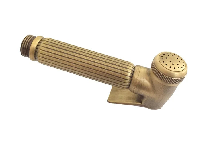 Ensemble de douche de bidet en laiton antique, pulvérisateur de bidet en cuivre, toilettes