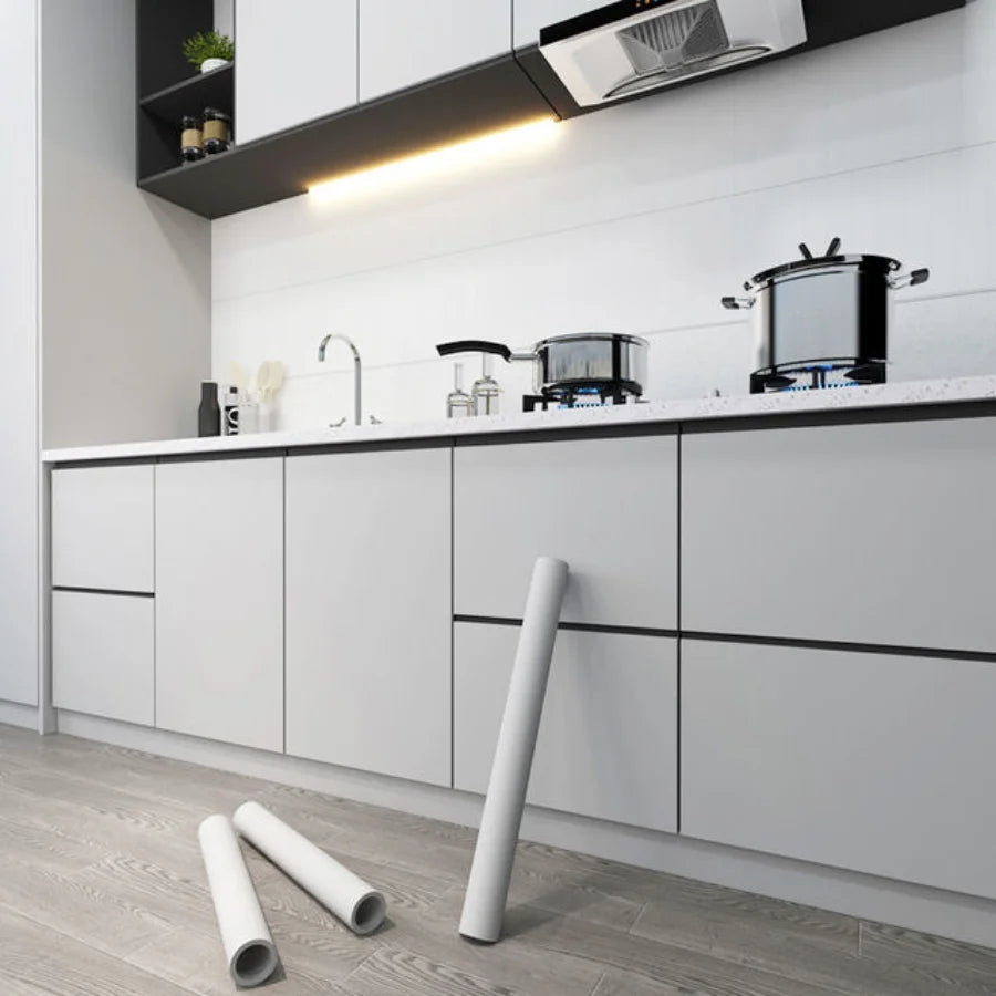 Papier peint auto-adhésif imperméable à l'huile pour cuisine, 10M, autocollants pour rénovation d'armoire, décoration murale anti-moisissure sans formaldéhyde