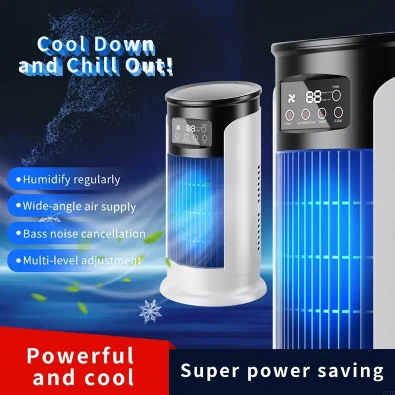 Climatiseur portable portable à 6 vitesses d'évaporation ventilateur refroidissement à air