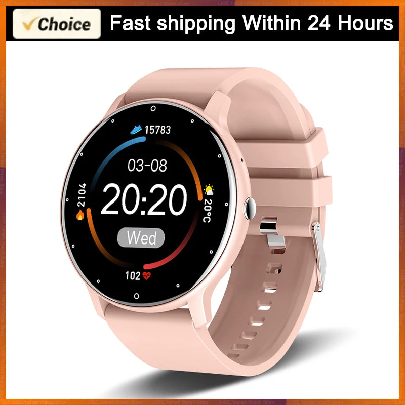 LIGE 2026 montre intelligente femmes hommes dames cadeau Sport Fitness hommes montres moniteur de fréquence cardiaque étanche Smartwatch pour Android IOS