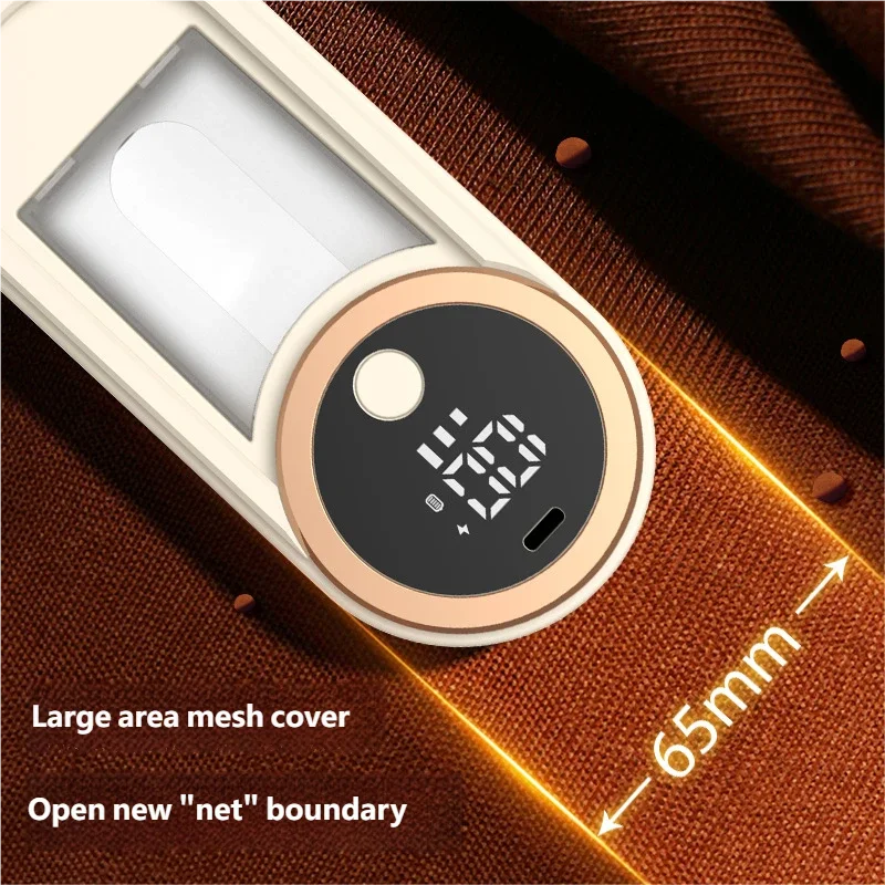 Gadget high-tech avec écran numérique, couvercle maille large, 65mm, design moderne