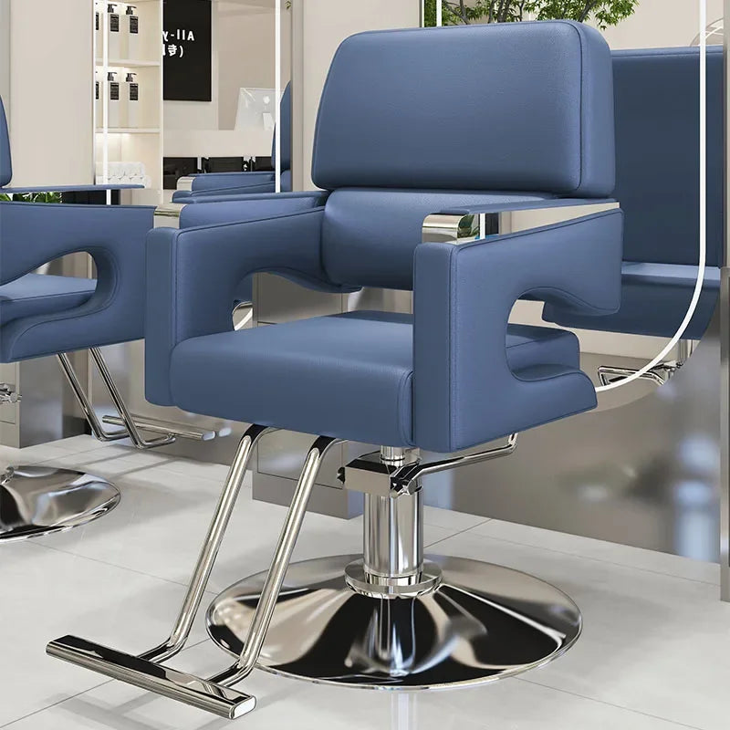 Chaise de barbier nordique moderne confortable Salon de luxe chaise de coiffeur ergonomique beauté meubles de cheveux Kapperstoel personnalisés