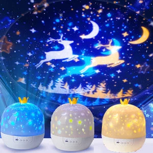 Projecteur Créatif Fantaisie 360 ° Rotatif 15 types de projecteur diapositives galaxie étoilée projecteur LED veilleuse enfants cadeau d'anniversaire