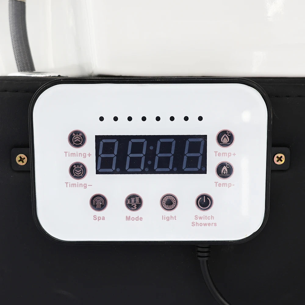 Lit de lavage de cheveux XinSheng pour salon de coiffure, table de massage thaïlandaise, mobilier commercial pour barbier avec bassin de bain de pieds