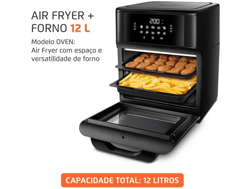 Friteuse électrique sans huile/four à air chaud Mondial AFON-12L-FB Noir 12L - 220V