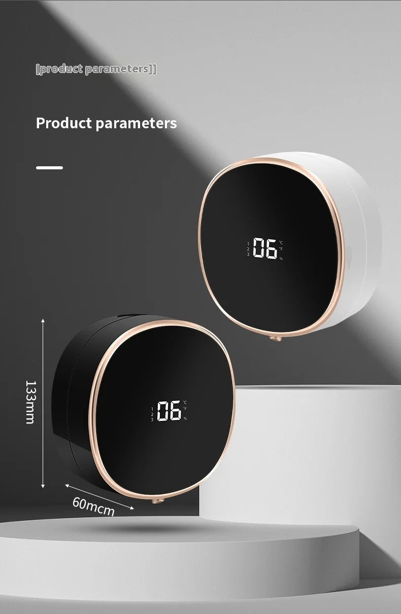 Distributeur automatique de savon liquide pour vaisselle, rechargeable, électrique, à fixation murale, à capteur, moussant, intelligent, sans contact, pour cuisine et salle de bain