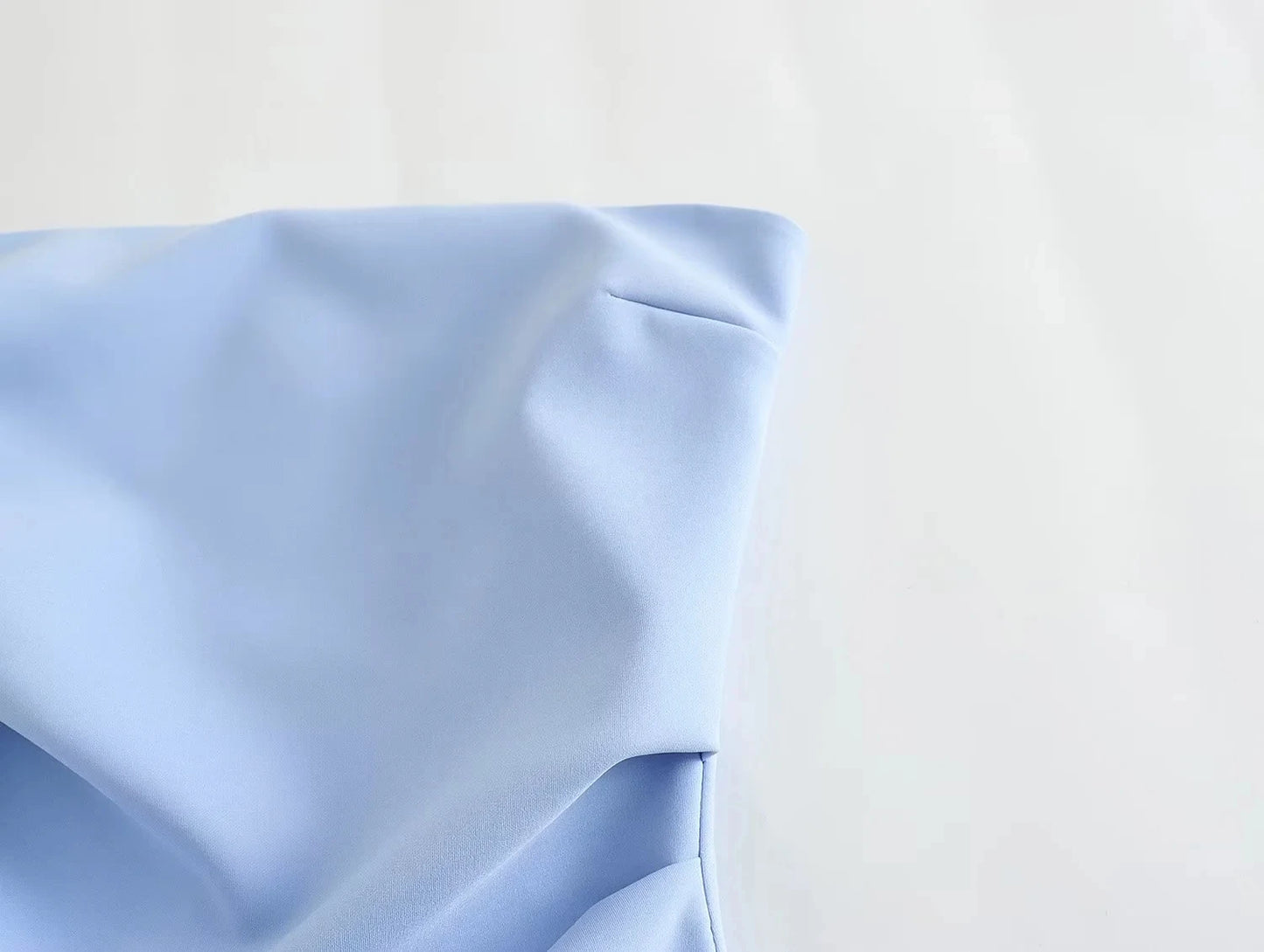 TRAF robe femmes épaules dénudées Corset robes courtes froncé dos nu bleu noir blanc robe femme Sexy moulante robes de soirée