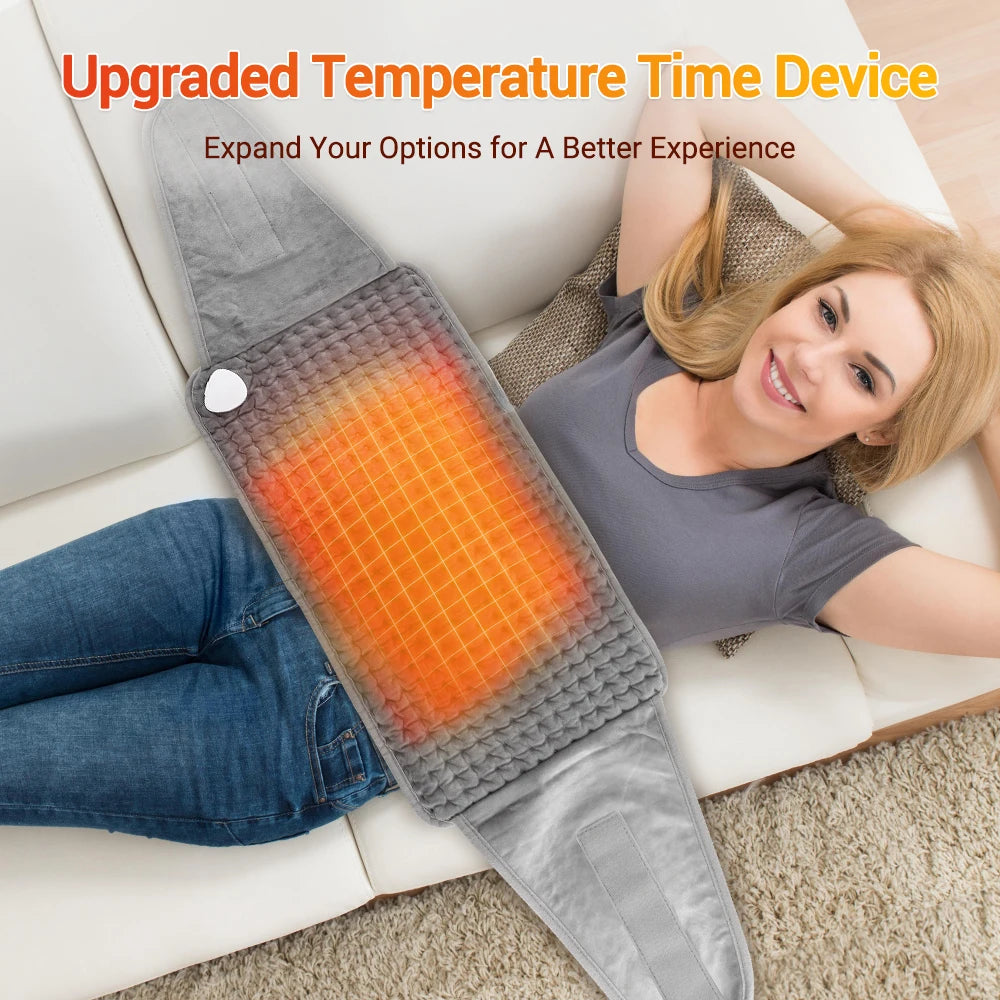 Ceinture chauffante pour soulagement douleur dos, relaxation à domicile, technologie chauffante réglable
