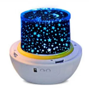 Projecteur Créatif Fantaisie 360 ° Rotatif 15 types de projecteur diapositives galaxie étoilée projecteur LED veilleuse enfants cadeau d'anniversaire