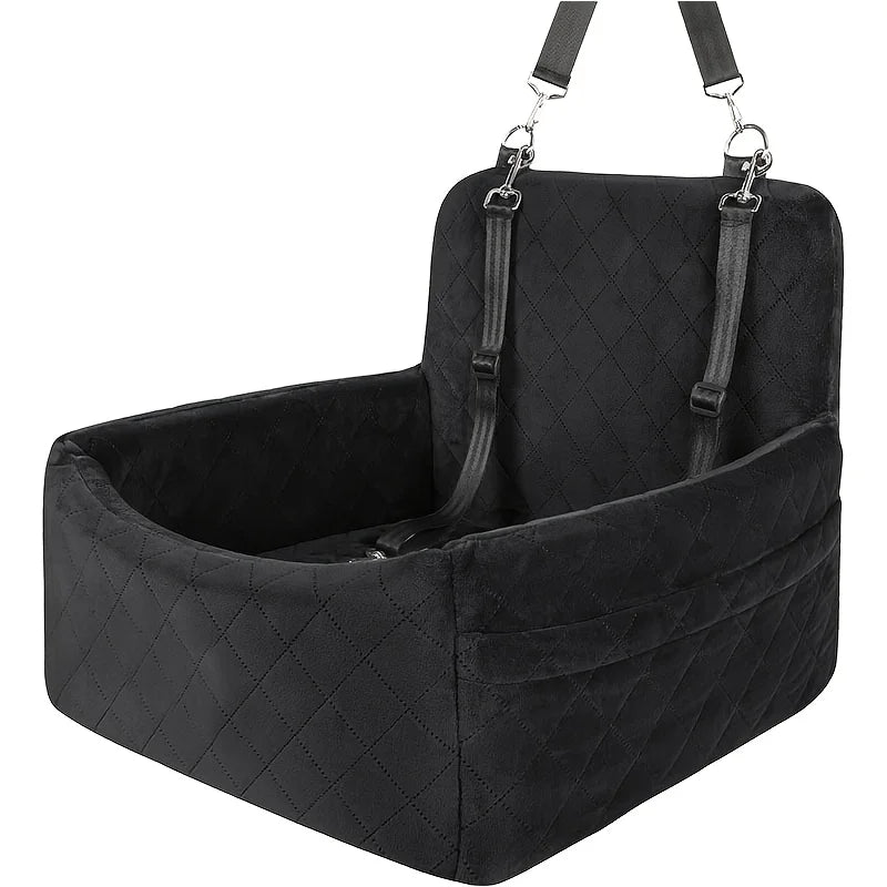 Siège de voiture pour animaux de compagnie, chenil pour chiot et chat, tapis de siège amovible, lavable, Base antidérapante, rangée avant et arrière, siège de sécurité pour chien, nid de voyage