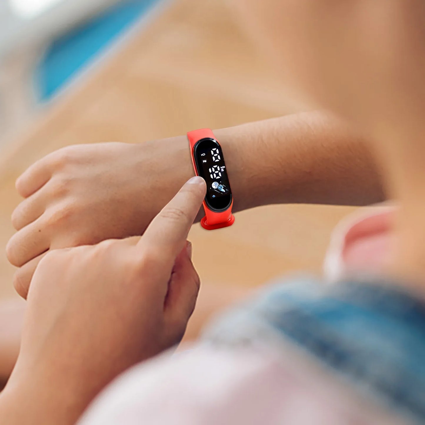 Montre connectée Kawaii pour enfants, mode, extérieur, étanche, sport, montres pour garçons et filles, montres numériques, silicone, montre enfant