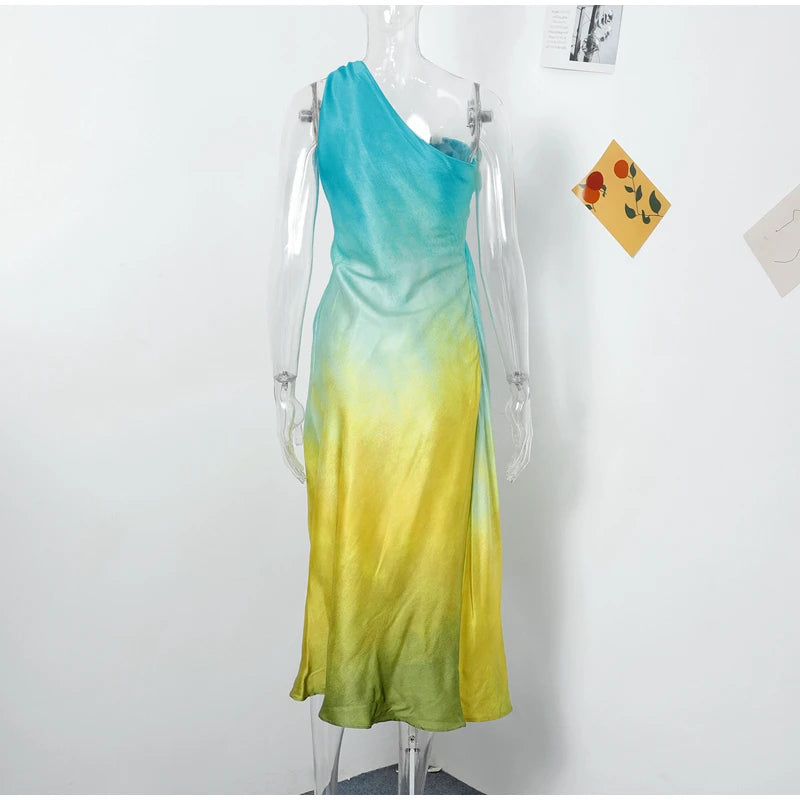 Mini Robe Plissée à Col Diagonal pour Femme, Vêtement à Manches Courtes et Imprimé, Style Urbain, pour ix, Nouvelle Collection 2024