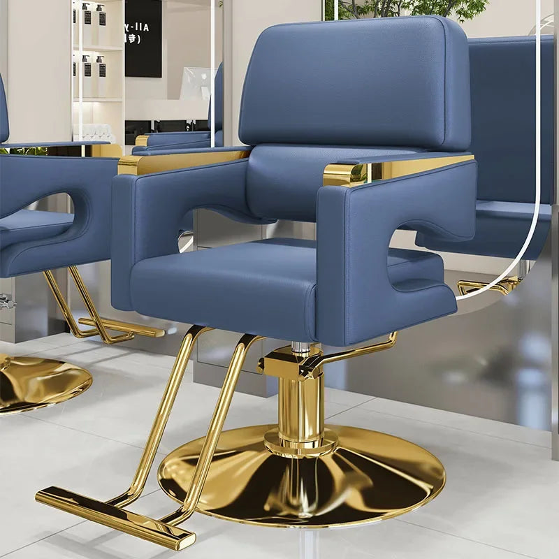Chaise de barbier nordique moderne confortable Salon de luxe chaise de coiffeur ergonomique beauté meubles de cheveux Kapperstoel personnalisés