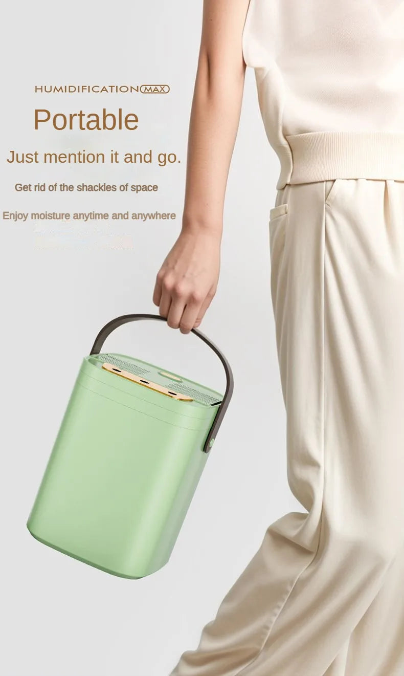 Humidificateur à trois buses 1,8 l, vaporisateur d'aromathérapie de grande capacité, diffuseur d'huile essentielle, veilleuse domestique, humidificateur d'air