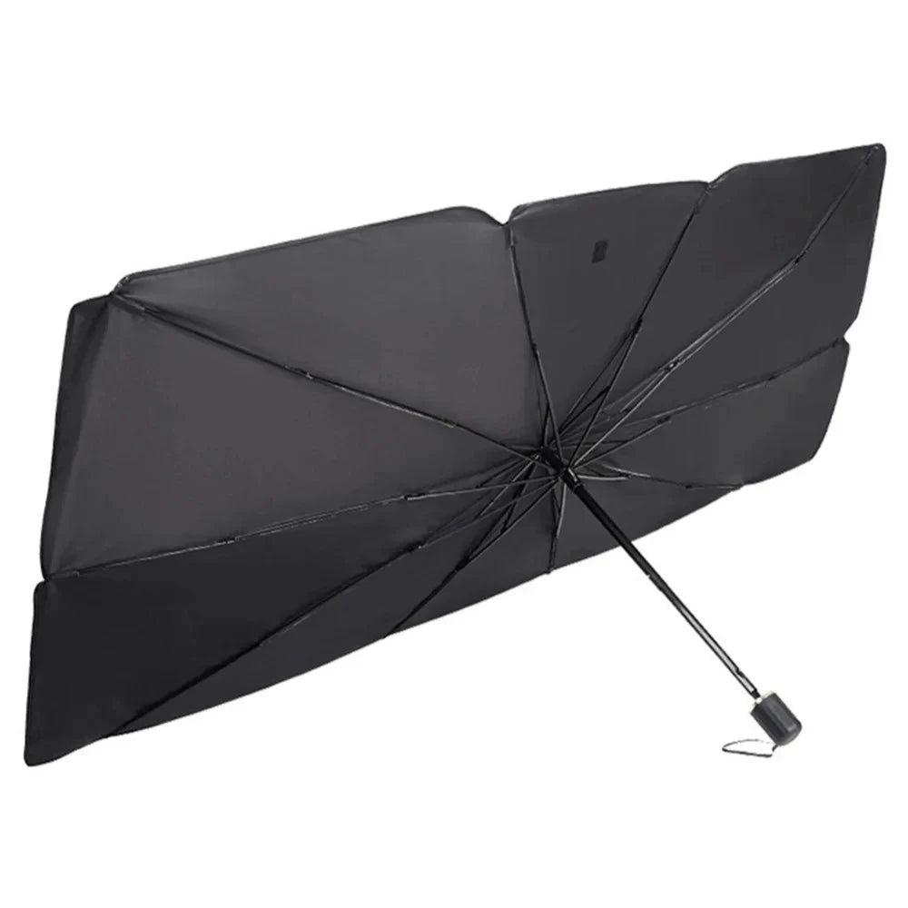 Parasol pare-soleil pour pare-brise avant de voiture, avec revêtement argenté anti-UV, pliable, protection solaire pour voiture