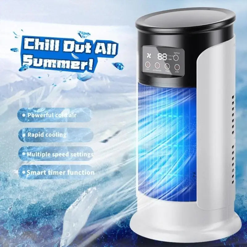 Climatiseur portable portable à 6 vitesses d'évaporation ventilateur refroidissement à air