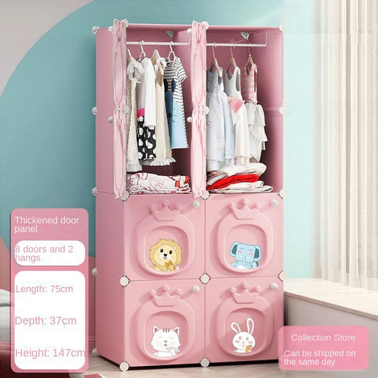 Armoire de rangement pliante multicouche haute capacité, meubles de chambre à coucher modernes, armoire pliable, étagères anti-poussière pour produits, Psych