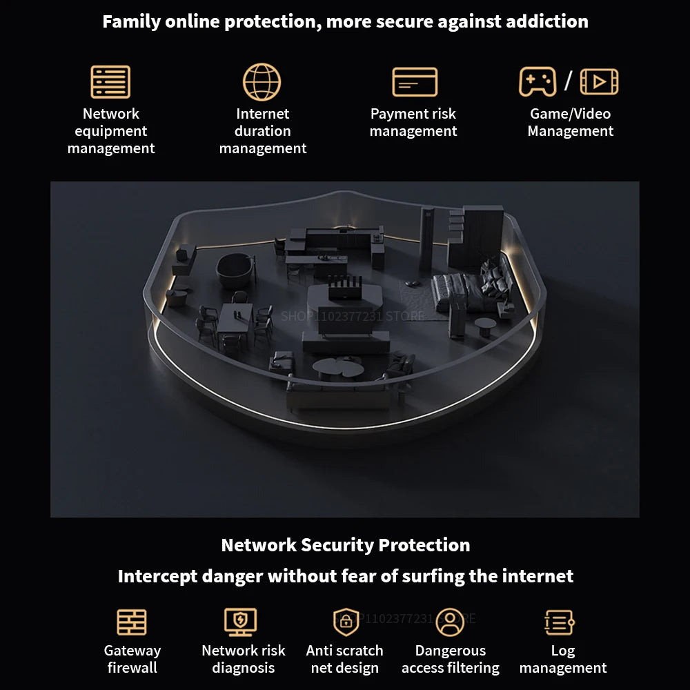 Routeur Xiaomi BE6500 Quad Nucleus Wifi7, port Ethernet 2.5G, double fréquence 2.4/5GHz, 6 amplificateurs de signal indépendants, Mesh 6500Mbps