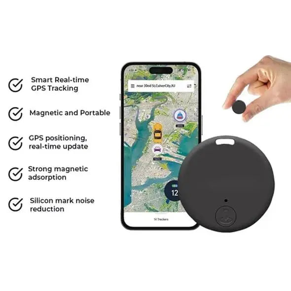 Localisateur Anti-perte de suivi de véhicule de voiture, Mini traceur GPS pour localisateur de véhicules, traqueur pour système de suivi Bluetooth
