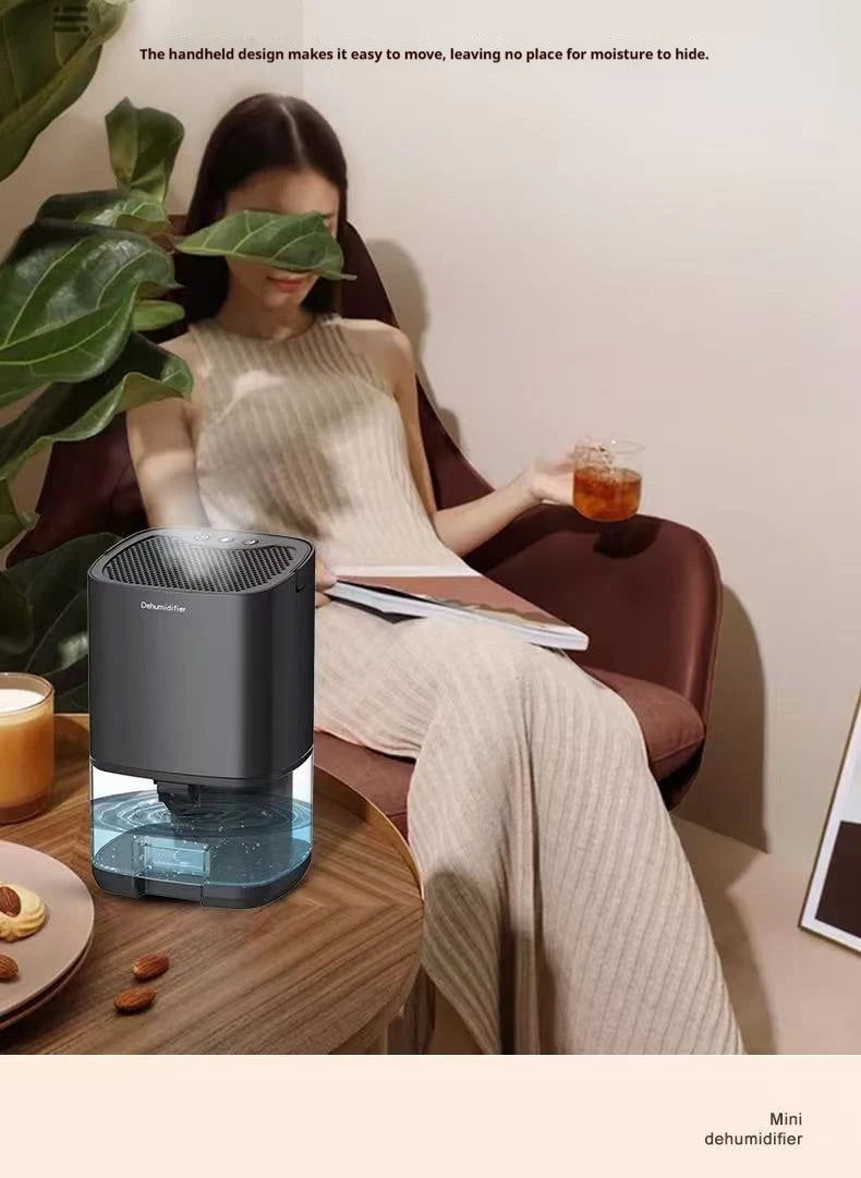 Déshumidificateur d'air portable silencieux Homefish, absorbeur d'humidité, pour la maison, la chambre, le bureau, la cuisine, sécheur d'air, désodorisant, prise EU/US