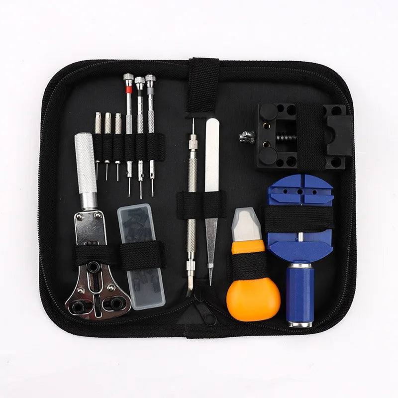 Outils de réparation d'entretien de montres, réglage des sangles de montre, remplacement de 24.com 147 pièces, démontage et installation