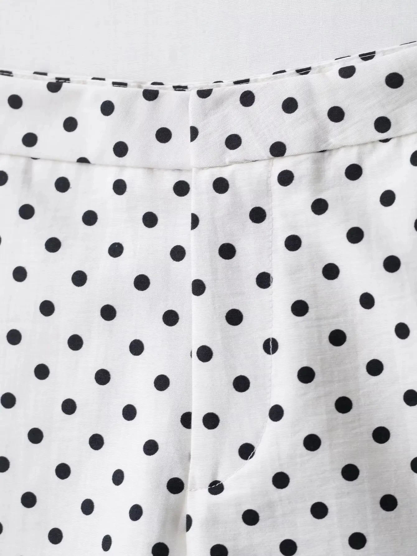HH mode femmes à pois imprimé manteaux courts automne manches longues col roulé fermeture éclair avec poches cordon veste décontractée