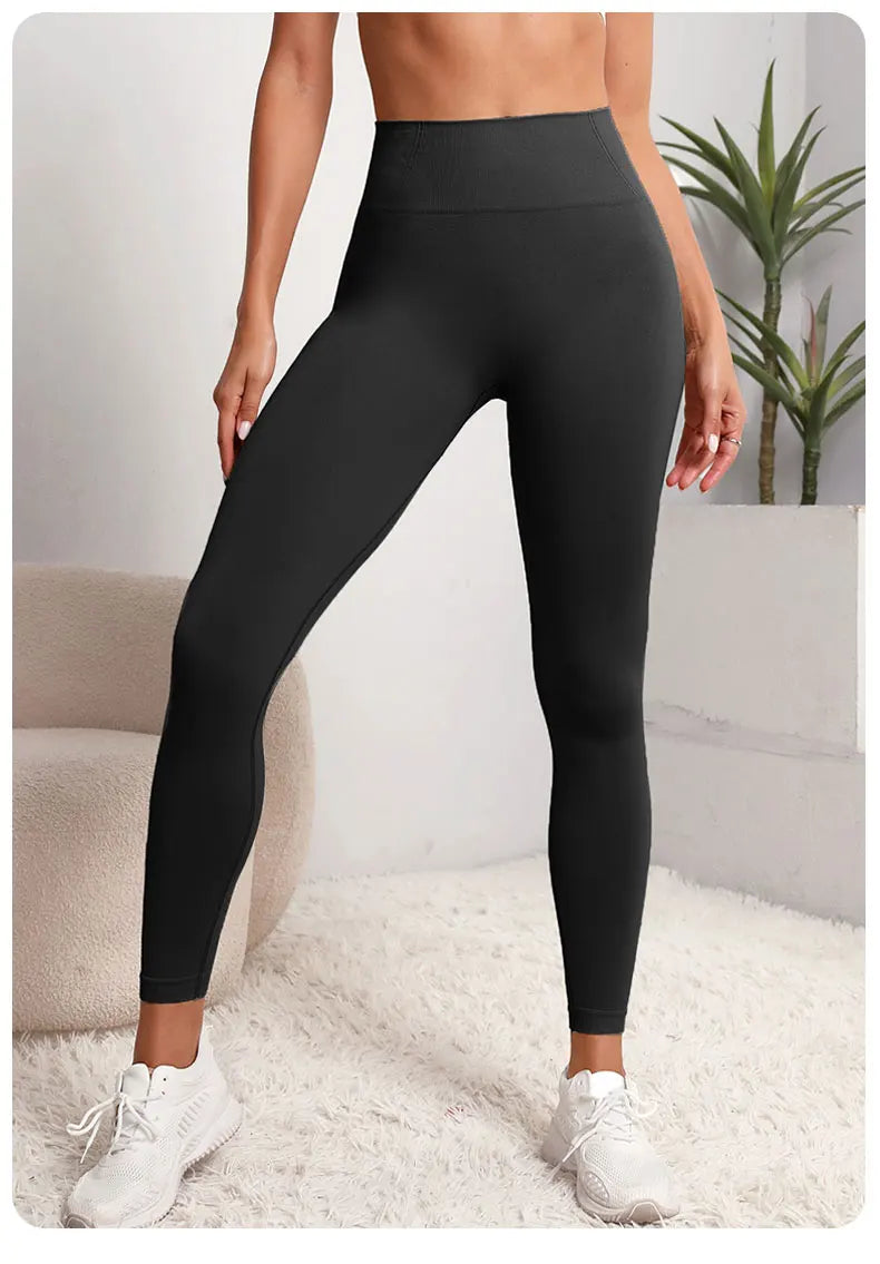 Leggings taille haute pour femmes, pantalon d'entraînement, contrôle du ventre, doux, extensible, confortable, Yoga, course à pied, sport