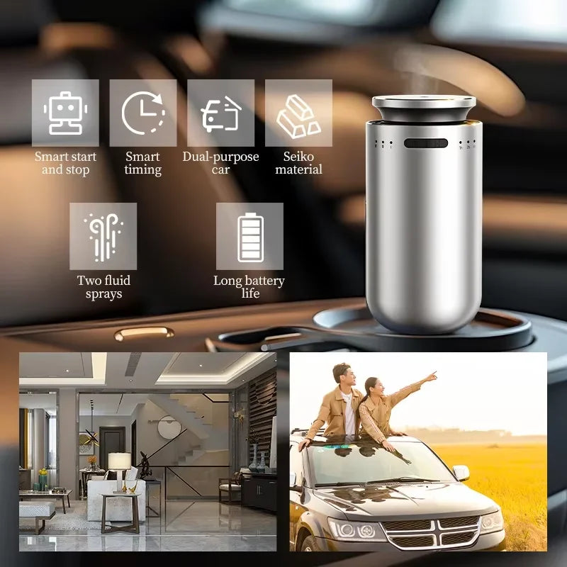 Diffuseur d'arôme professionnel Portable, Machine pour désodorisant de voiture, odeur électrique pour la maison, diffuseur de parfum de pièce Rechargeable
