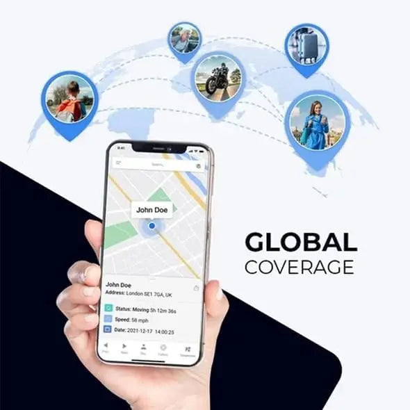Localisateur Anti-perte de suivi de véhicule de voiture, Mini traceur GPS pour localisateur de véhicules, traqueur pour système de suivi Bluetooth
