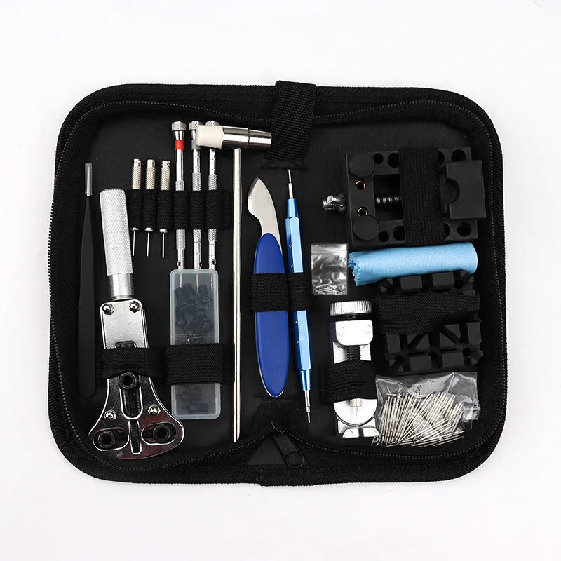 Outils de réparation d'entretien de montres, réglage des sangles de montre, remplacement de 24.com 147 pièces, démontage et installation