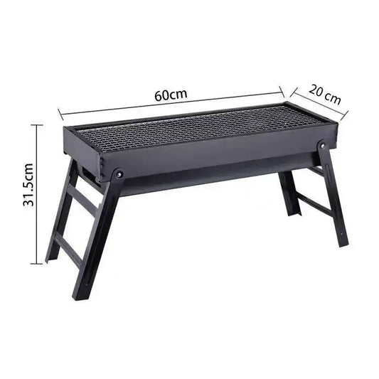 Nouveau grand Barbecue Barbecue gril pliant Portable charbon de bois Camping en plein air pique-nique brûleur pliable charbon de bois Camping Barbecue four