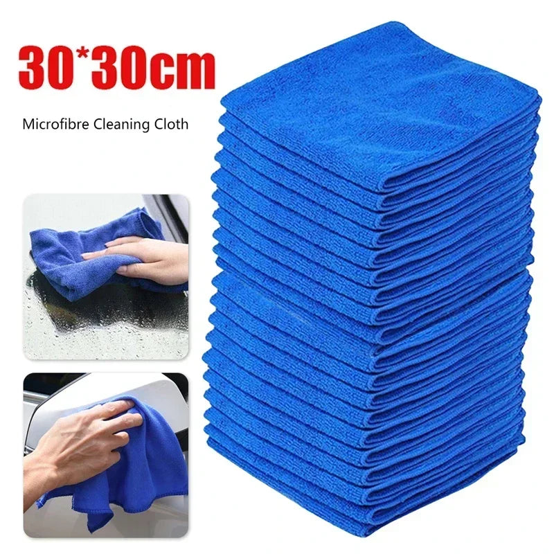 Serviettes en microfibre pour lavage de voiture, tissu de séchage, chiffons de nettoyage ménager, chiffon de polissage pour détails automobiles, outils de nettoyage de la maison, 1 à 20 pièces
