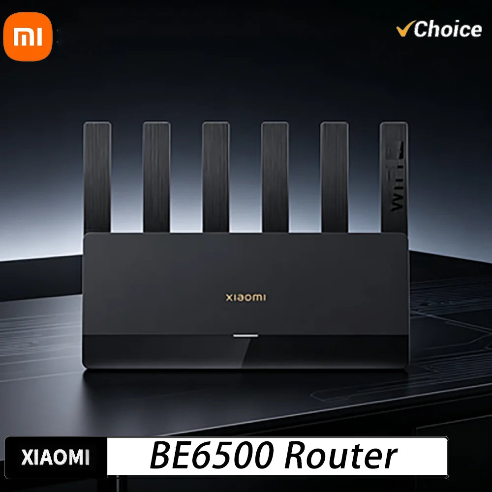 Routeur Xiaomi BE6500 Quad Nucleus Wifi7, port Ethernet 2.5G, double fréquence 2.4/5GHz, 6 amplificateurs de signal indépendants, Mesh 6500Mbps