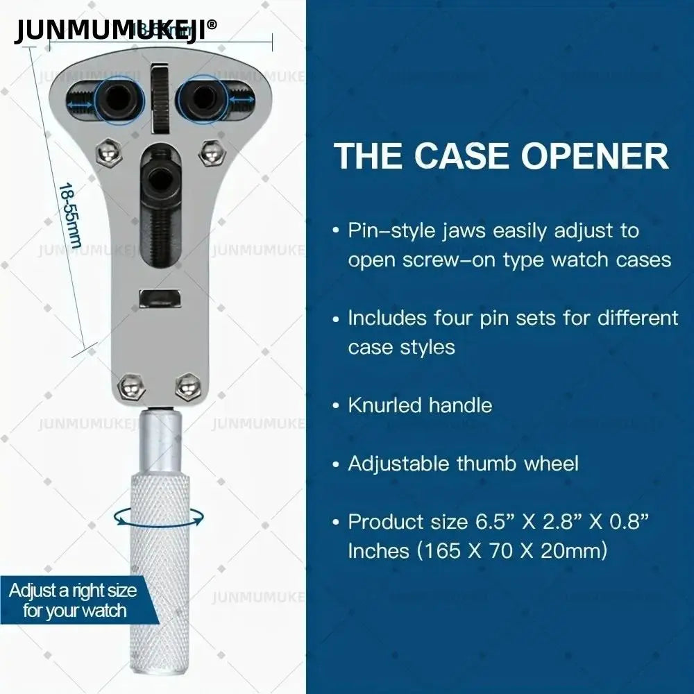 Outils de réparation d'entretien de montres, réglage des sangles de montre, remplacement de 24.com 147 pièces, démontage et installation