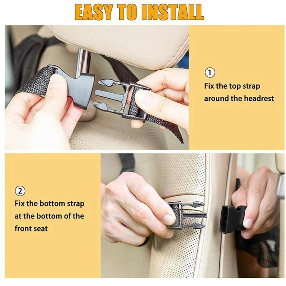 Support de tablette à écran tactile pour siège arrière de voiture, pocommuniste de rangement automatiques, housse de siège arrière, protecteurs de siège arrière pour voyage, voyage pour enfants