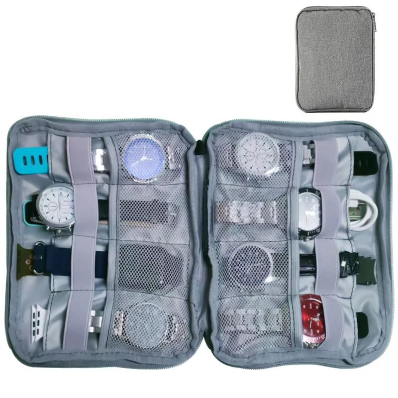 Boîte Portable étanche support de montre organisateur de rangement pour hommes femmes boîtes de montre intelligente pour Apple bracelet de montre boîte de rangement montres