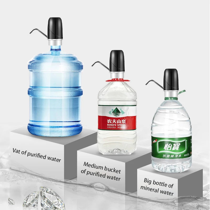 Distributeur d'eau automatique pour bidon, bouteille et seau d'eau purifiée, compatible avec eau minérale