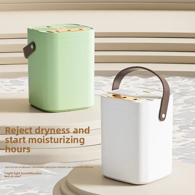 Humidificateur à trois buses 1,8 l, vaporisateur d'aromathérapie de grande capacité, diffuseur d'huile essentielle, veilleuse domestique, humidificateur d'air
