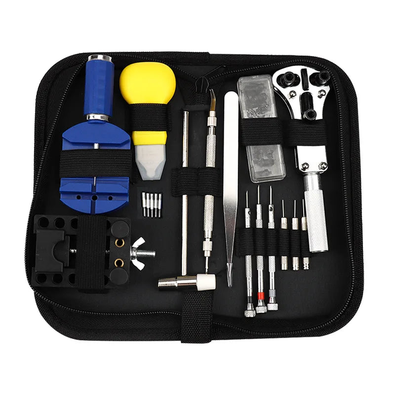 Outils de réparation d'entretien de montres, réglage des sangles de montre, remplacement de 24.com 147 pièces, démontage et installation