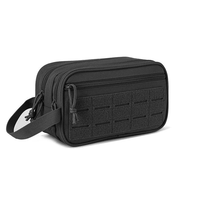 Sac de toilette tactique HOMEFISH pour hommes, sac d'hygiène, pochettes Molle, petite trousse de toilette, trousse de rasage pour hommes, trousse de voyage, maquillage