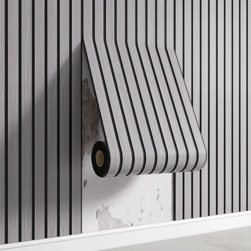 Peel and Stick-papier peint élégant imperméable à grille texturée 3D, panneaux muraux faciles à poser, auto-adhésif pour plafond, salon