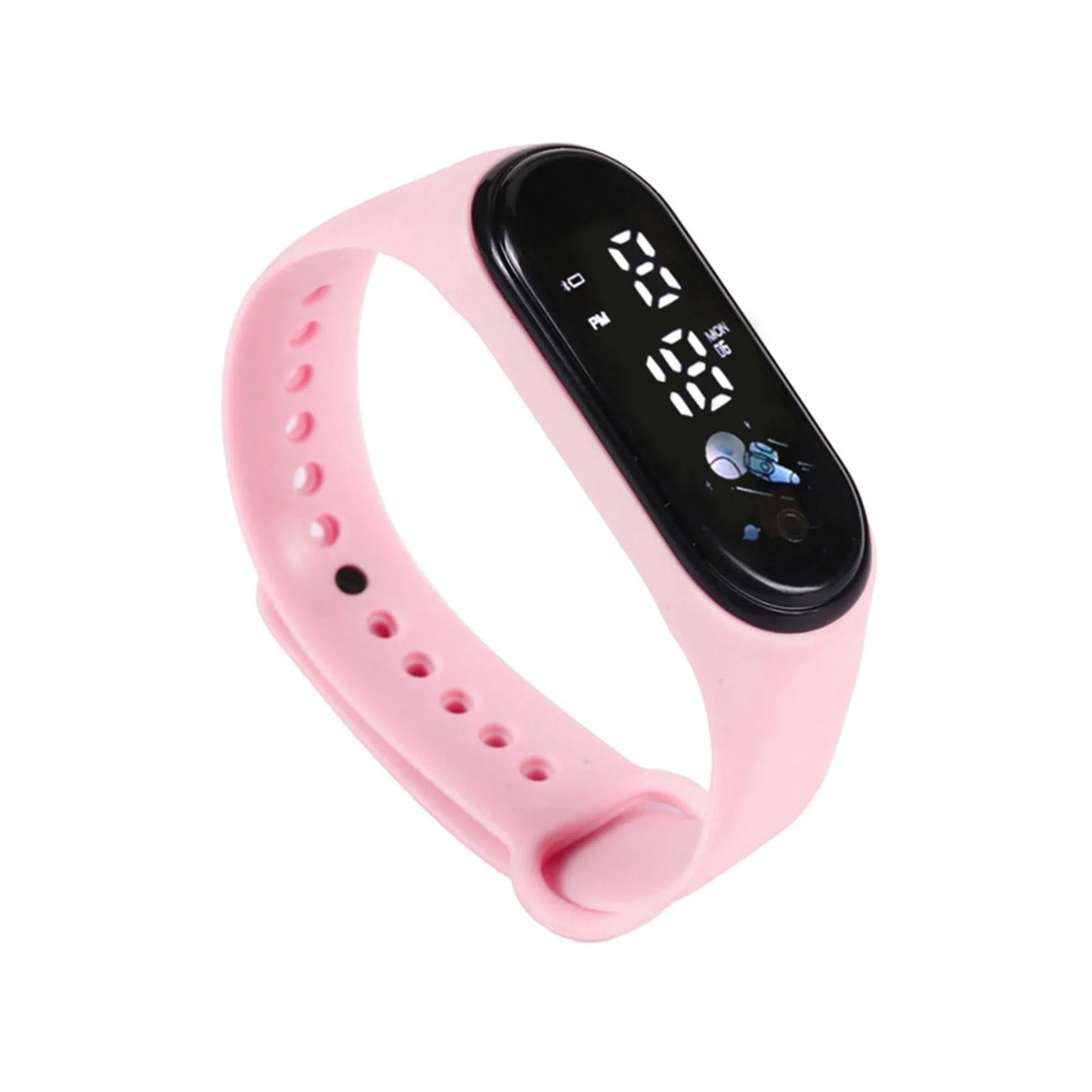 Montre connectée Kawaii pour enfants, mode, extérieur, étanche, sport, montres pour garçons et filles, montres numériques, silicone, montre enfant