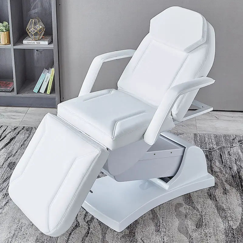 Table de massage électrique à 3 moteurs, fauteuil d'esthéticienne réglable, table de spa médical, table de massage, mobilier de salon de beauté pour extensions de cils