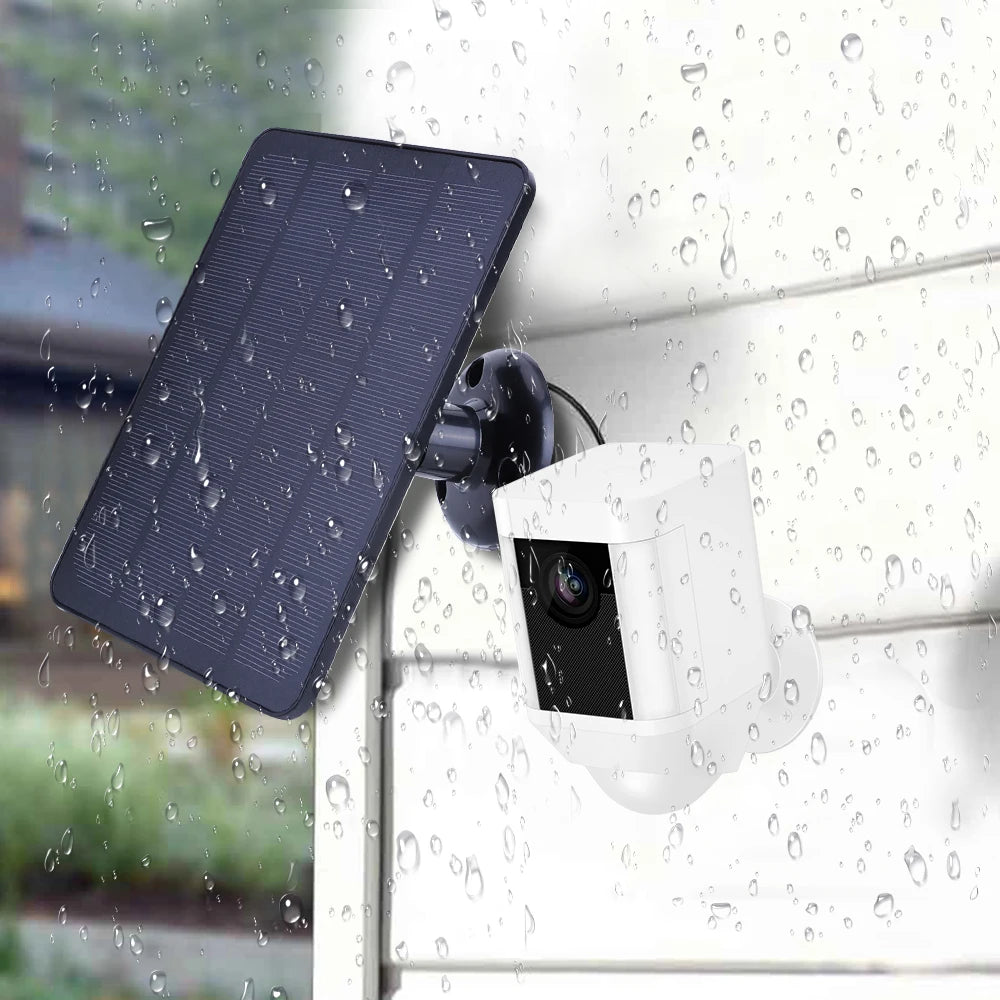 Caméra de surveillance solaire étanche pour extérieur, idéale sécurité maison