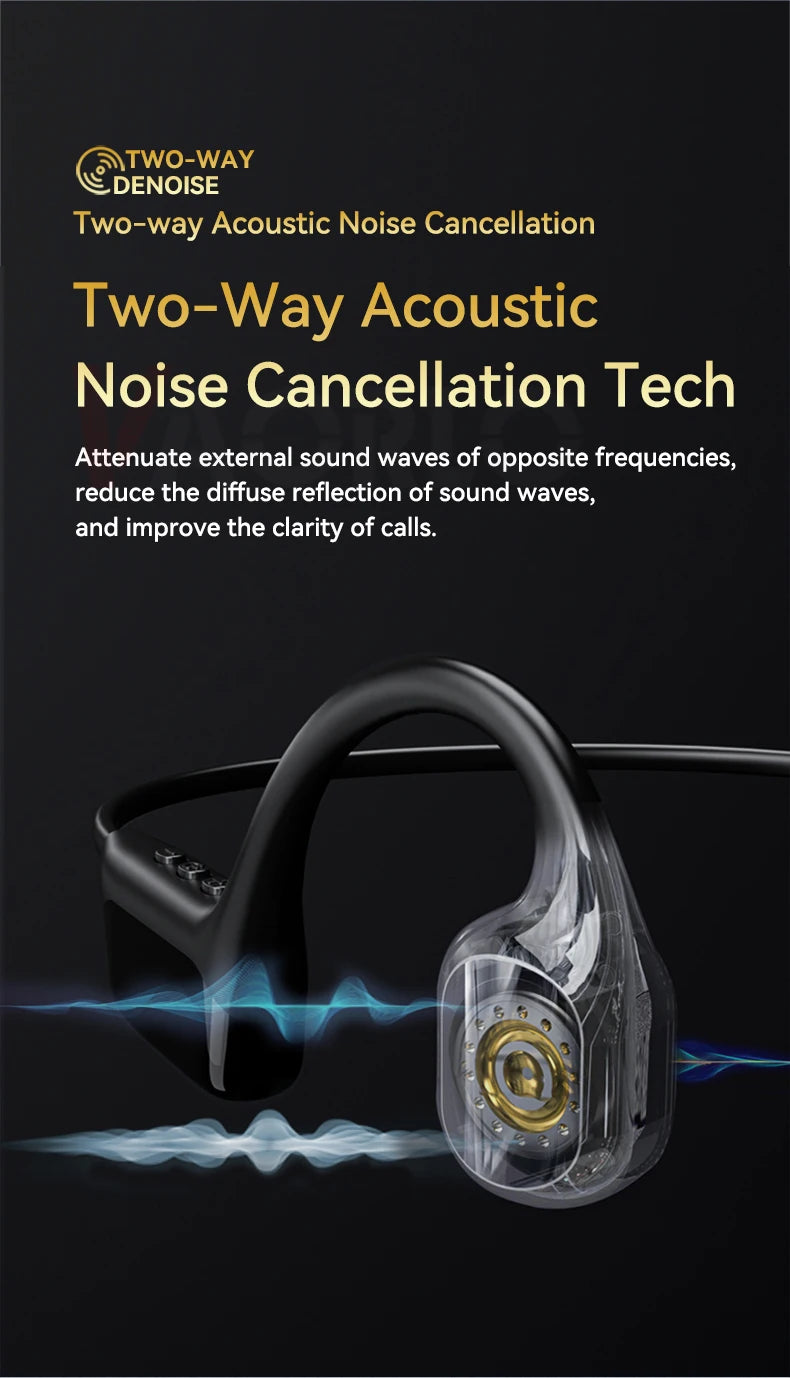Écouteurs à Conduction osseuse, casque d'écoute étanche IPX8 pour la natation, nouveau casque de Sport sans fil Bluetooth MP3 32 go de RAM Hifi stéréo
