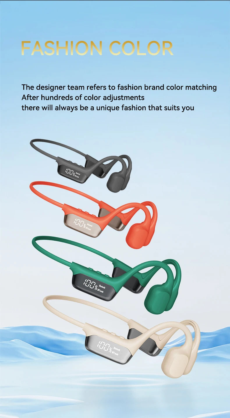 Écouteurs à Conduction osseuse, casque d'écoute étanche IPX8 pour la natation, nouveau casque de Sport sans fil Bluetooth MP3 32 go de RAM Hifi stéréo