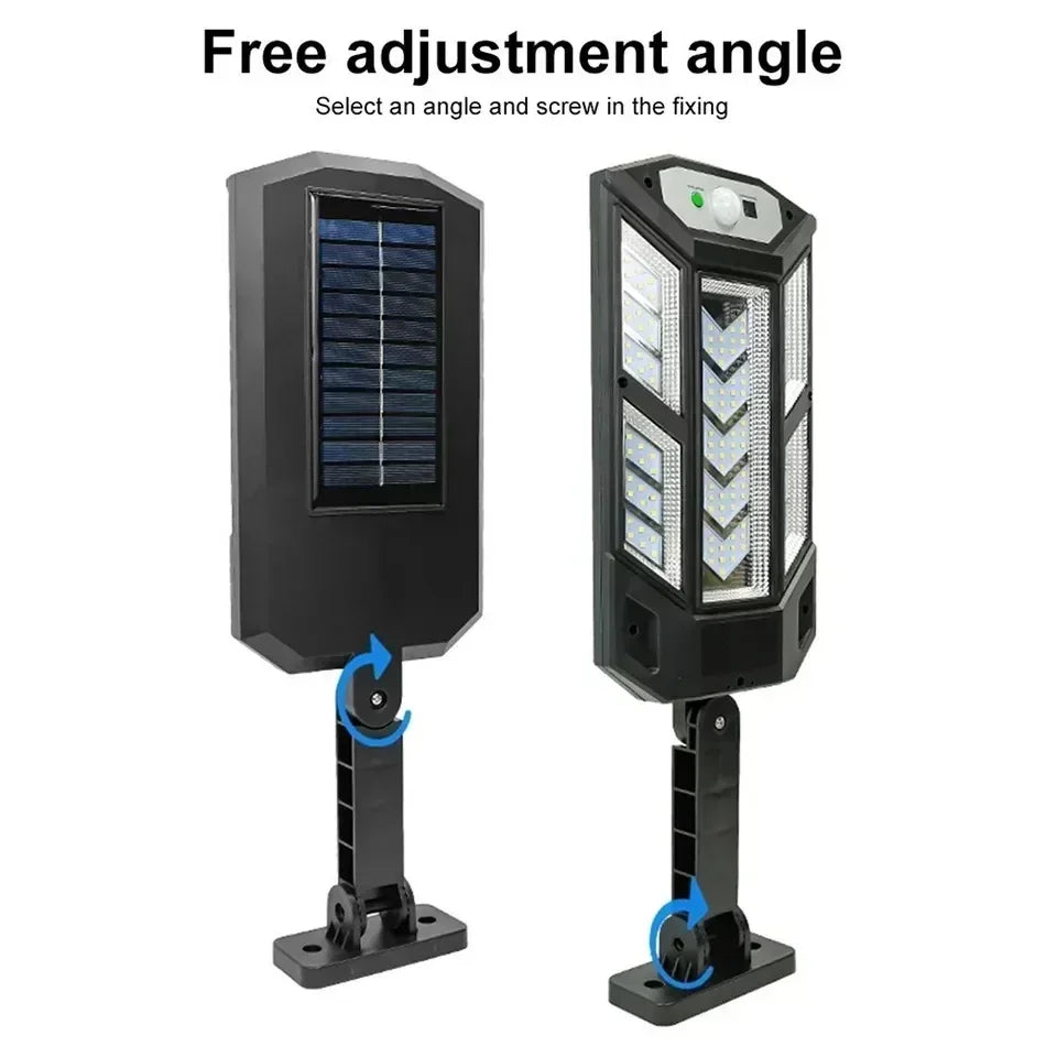 La plus récente lumière LED solaire 300000 LM lampe solaire extérieure de capteur de mouvement 4 modes étanche IP65 lumière solaire de jardin lanterne de cour de rue