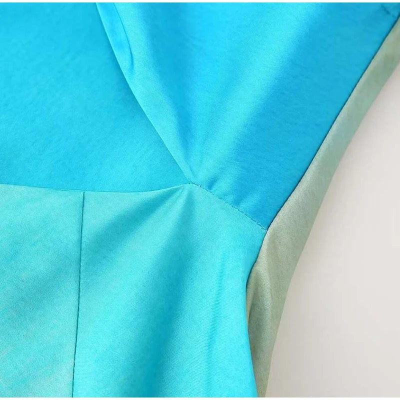 Mini Robe Plissée à Col Diagonal pour Femme, Vêtement à Manches Courtes et Imprimé, Style Urbain, pour ix, Nouvelle Collection 2024