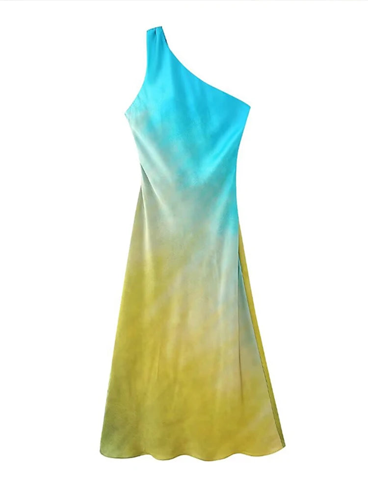 Mini Robe Plissée à Col Diagonal pour Femme, Vêtement à Manches Courtes et Imprimé, Style Urbain, pour ix, Nouvelle Collection 2024